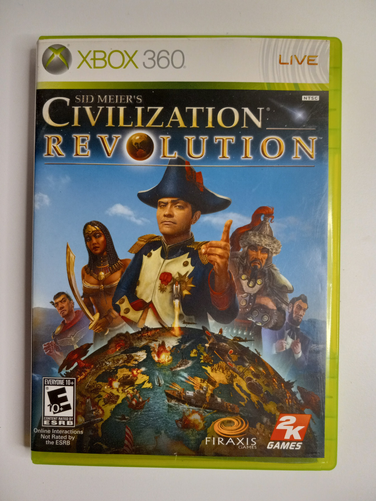 Sid Meier’s Civilization Revolution (Microsoft Xbox 360, 2008) Complete w/Manual