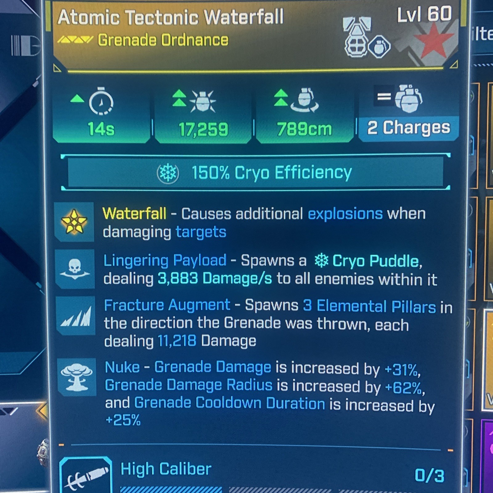 Borderlands 4⭐️LVL 60 LINGERING FRACTURED NUKE WATERFALL ALL ELEMENTS BUNDLE⭐️