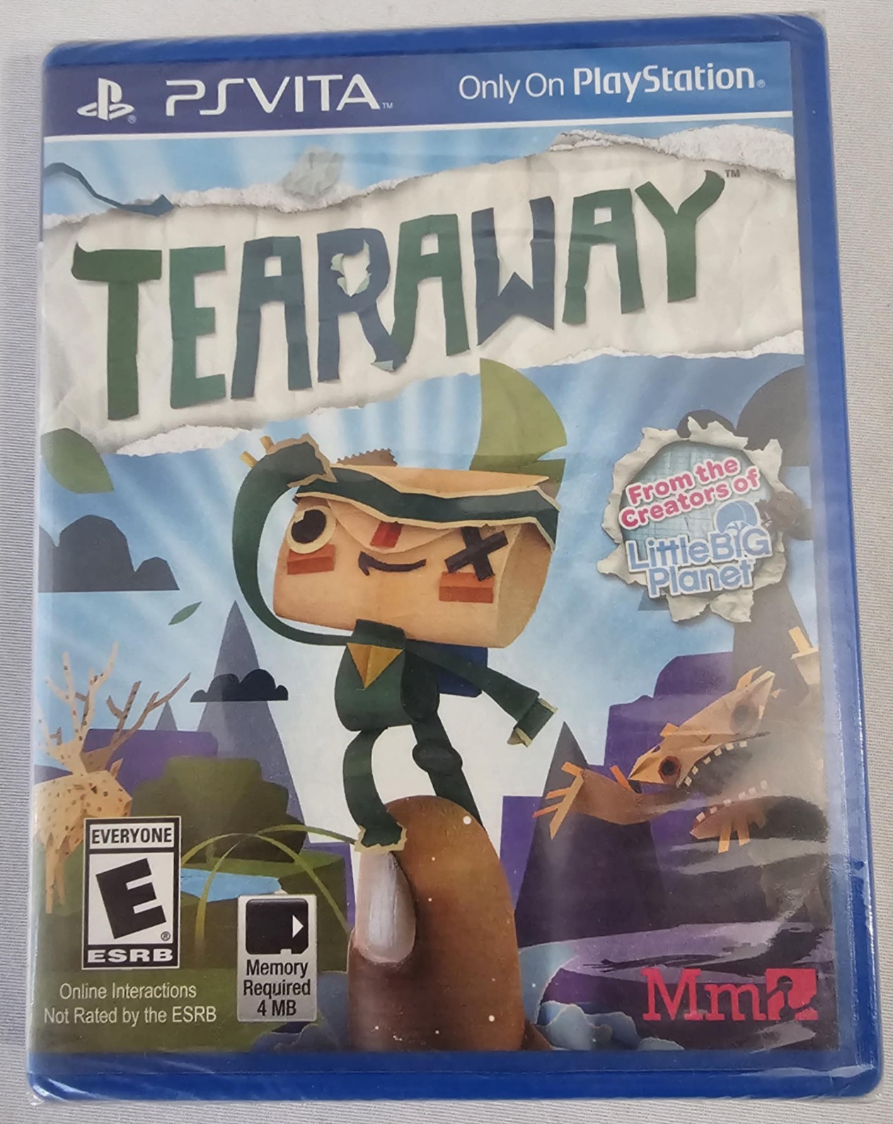 Brand New – Tearaway – PlayStation PS Vita – Factory Sealed