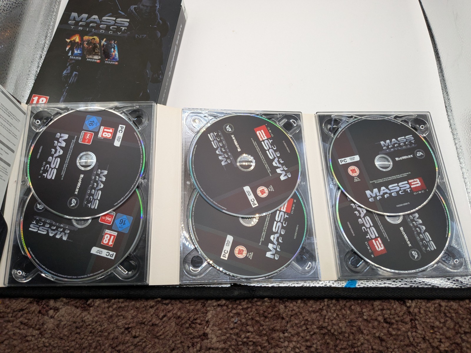 Mass Effect Trilogy PC DVD-ROM | Bioware 2 3 Full Set