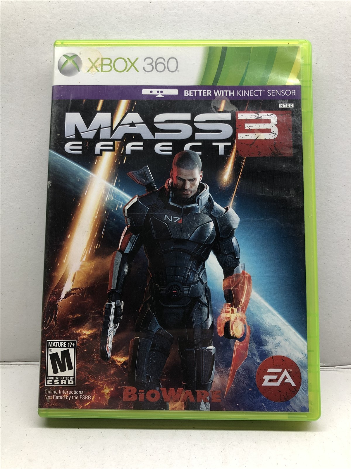 Mass Effect 3 (Microsoft Xbox 360, 2012) Clean Tested Working – Free Ship