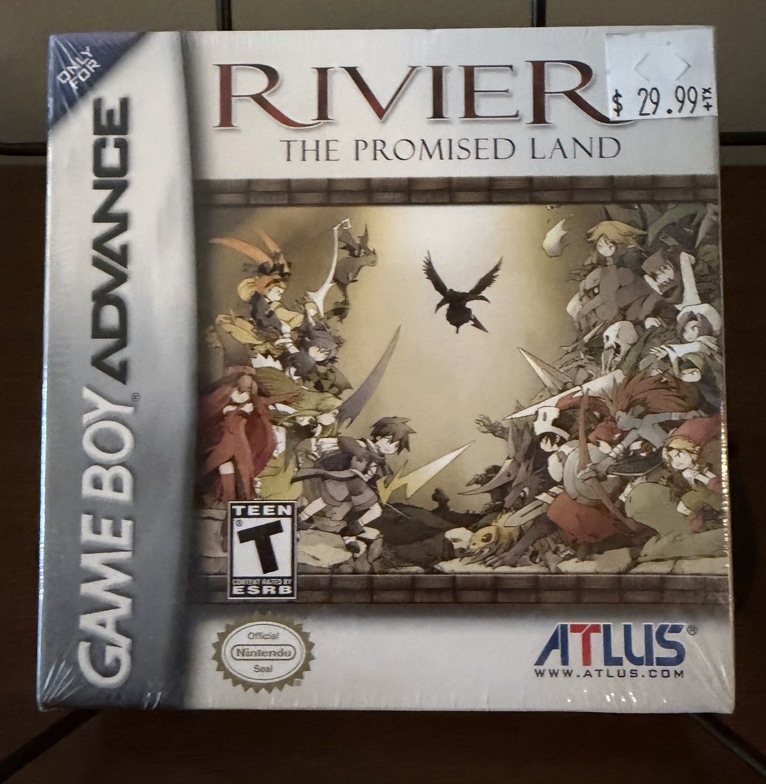 Vintage 2004 Atlus Nintendo Game Boy Advance Riviera: The Promised Land FS CIB