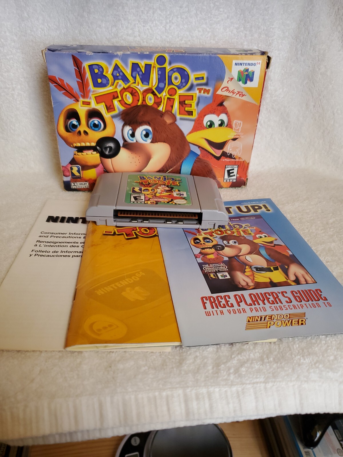 Banjo Tooie,Nintendo 64 NO FAKE AUTHENTIC,CIB,NEAR MINT CONDITION