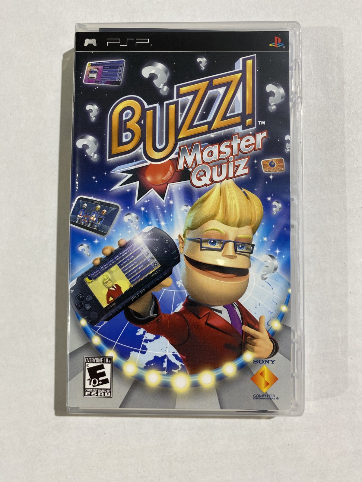 Buzz Master Quiz 2008 – Sony PSP – Complete & Tested RATED E 10+ Free Shipping