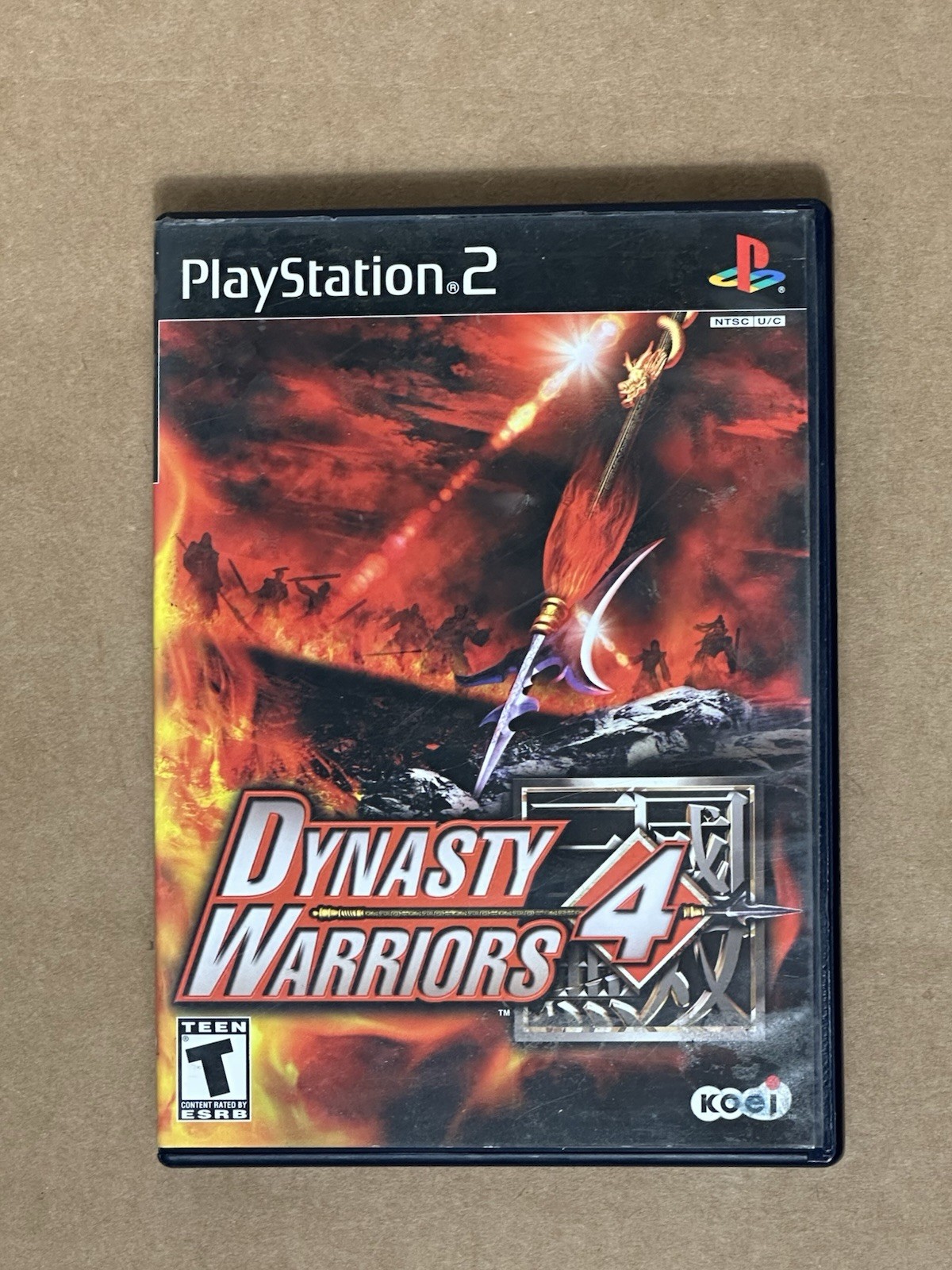 Dynasty Warriors 4 (Sony PlayStation 2, 2003) United States & Canada. W Manual