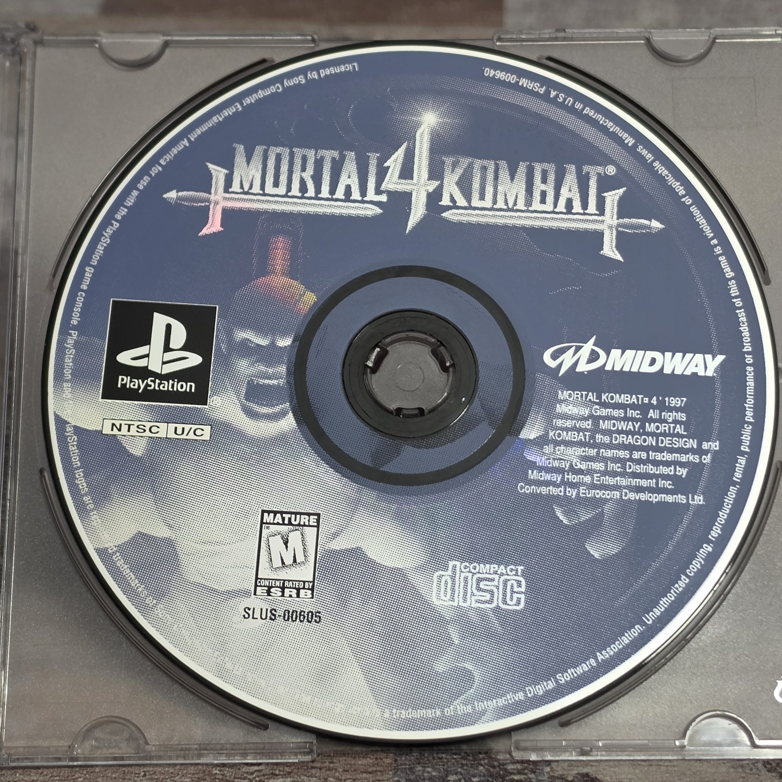 Mortal Kombat 4 – Sony PS1 – Disc Only – Tested & Guaranteed