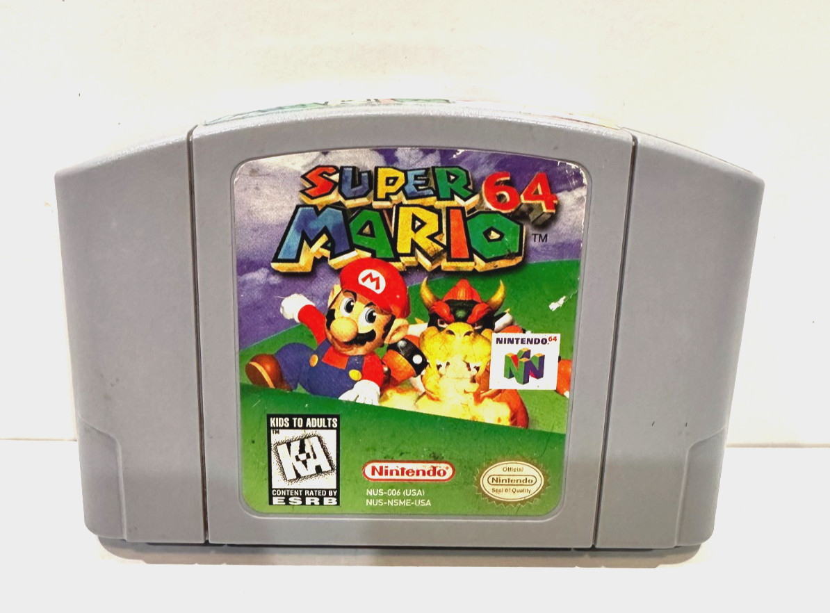 Super Mario 64 (Nintendo 64, 1999) N64 Fully TESTED and Working Authentic