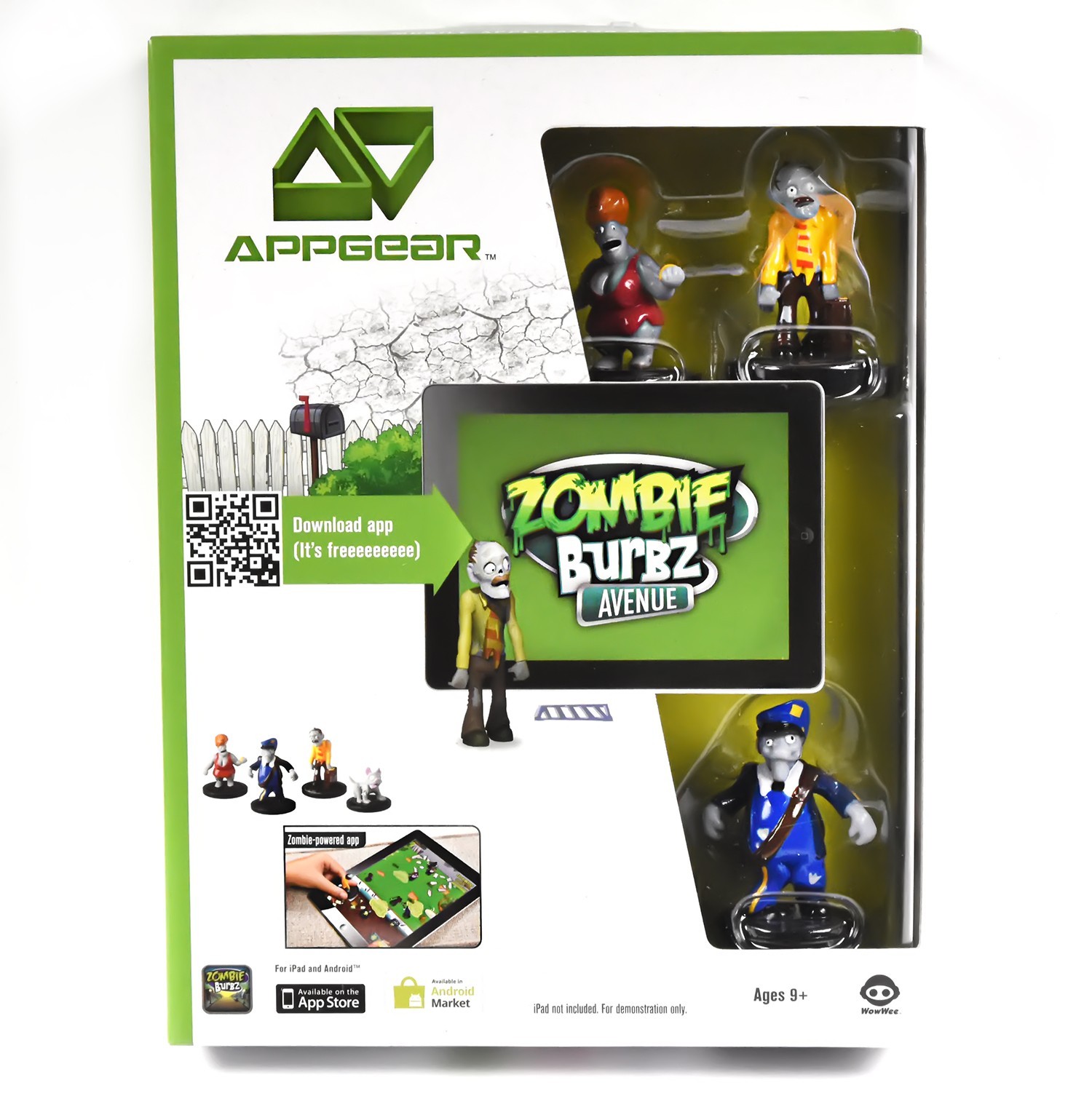 iPad iPhone Mobile Game ZOMBIE BURBZ Set of 3 – Appgear, Android, New – A4