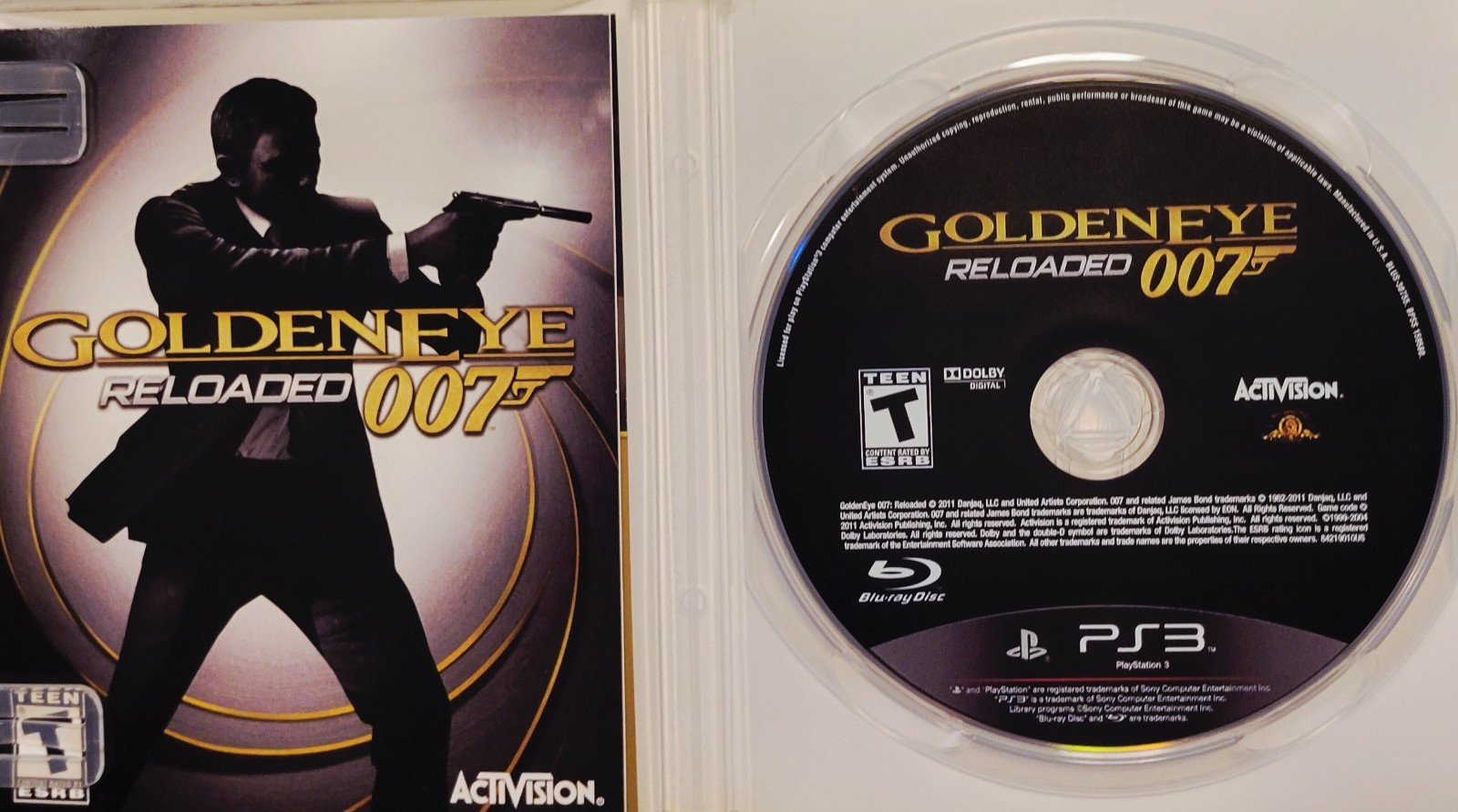 007 James Bond Bundle: LEGENDS,QUANTUM OF SOLACE,GOLDENEYE RELOADED:Sony PS3 CIB
