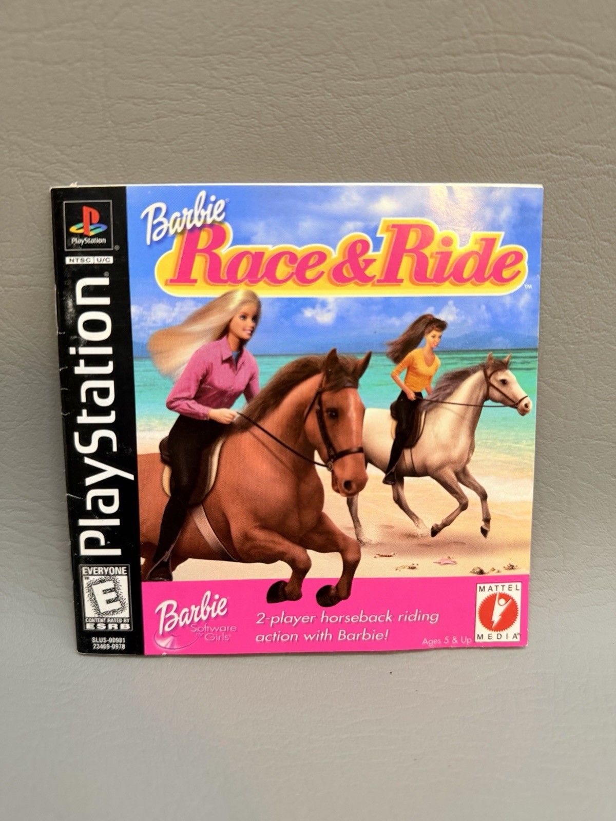 Barbie Race & Ride (Sony PlayStation 1, 1999) Complete – Near Mint