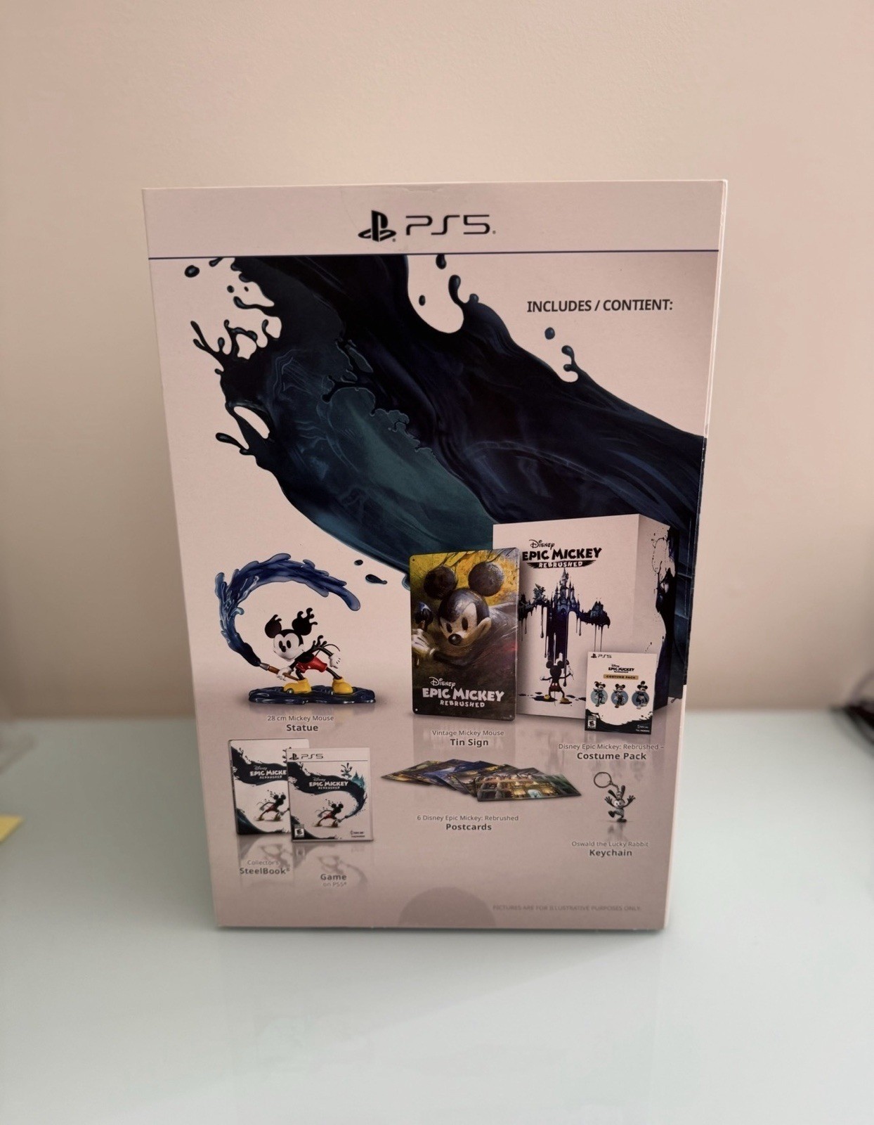 Disney Epic Mickey: Rebrushed Collector’s Edition PlayStation 5 PS5 In Hand New