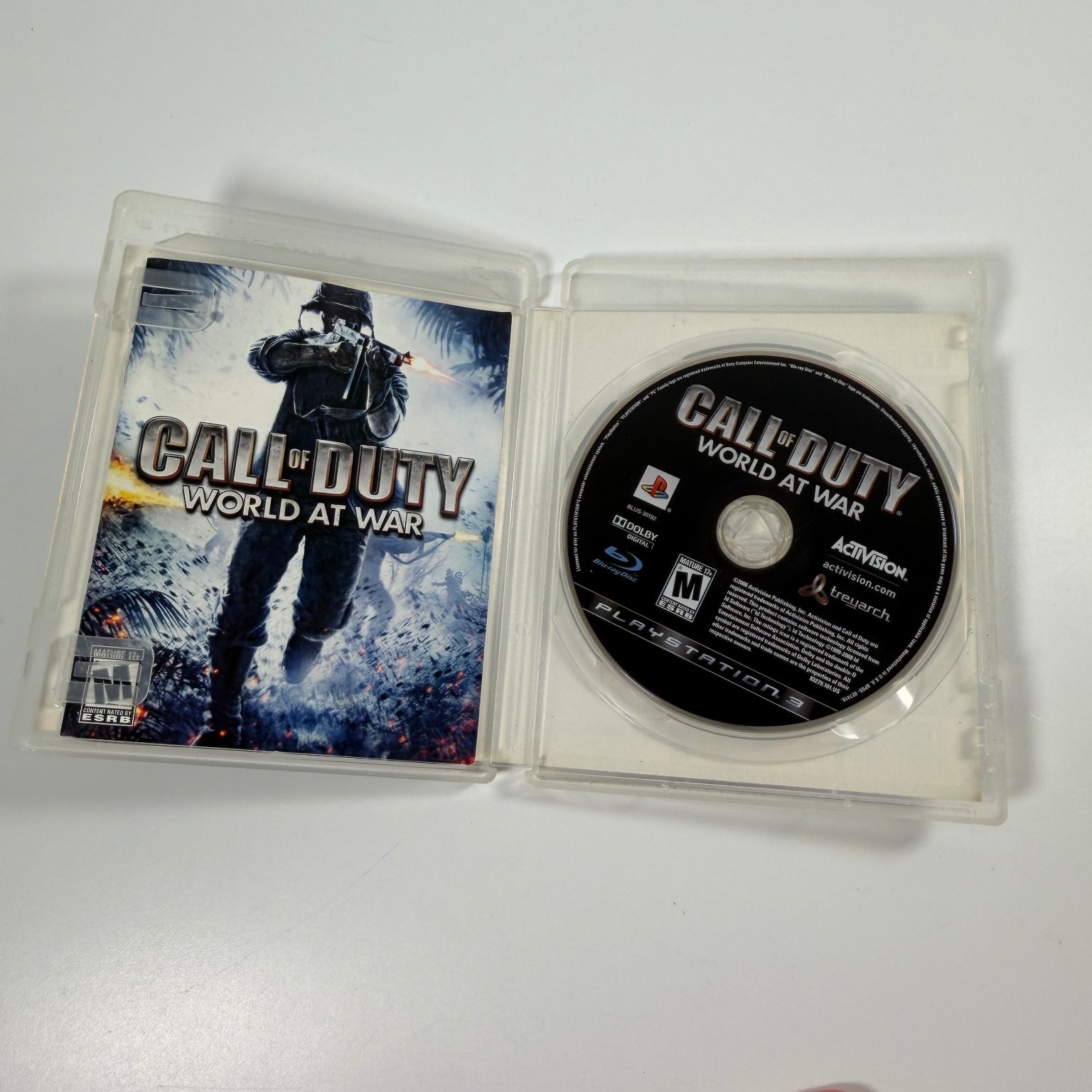 Call of Duty World at War PlayStation 3 PS3 Video Game FPS Multiplayer Co-Op