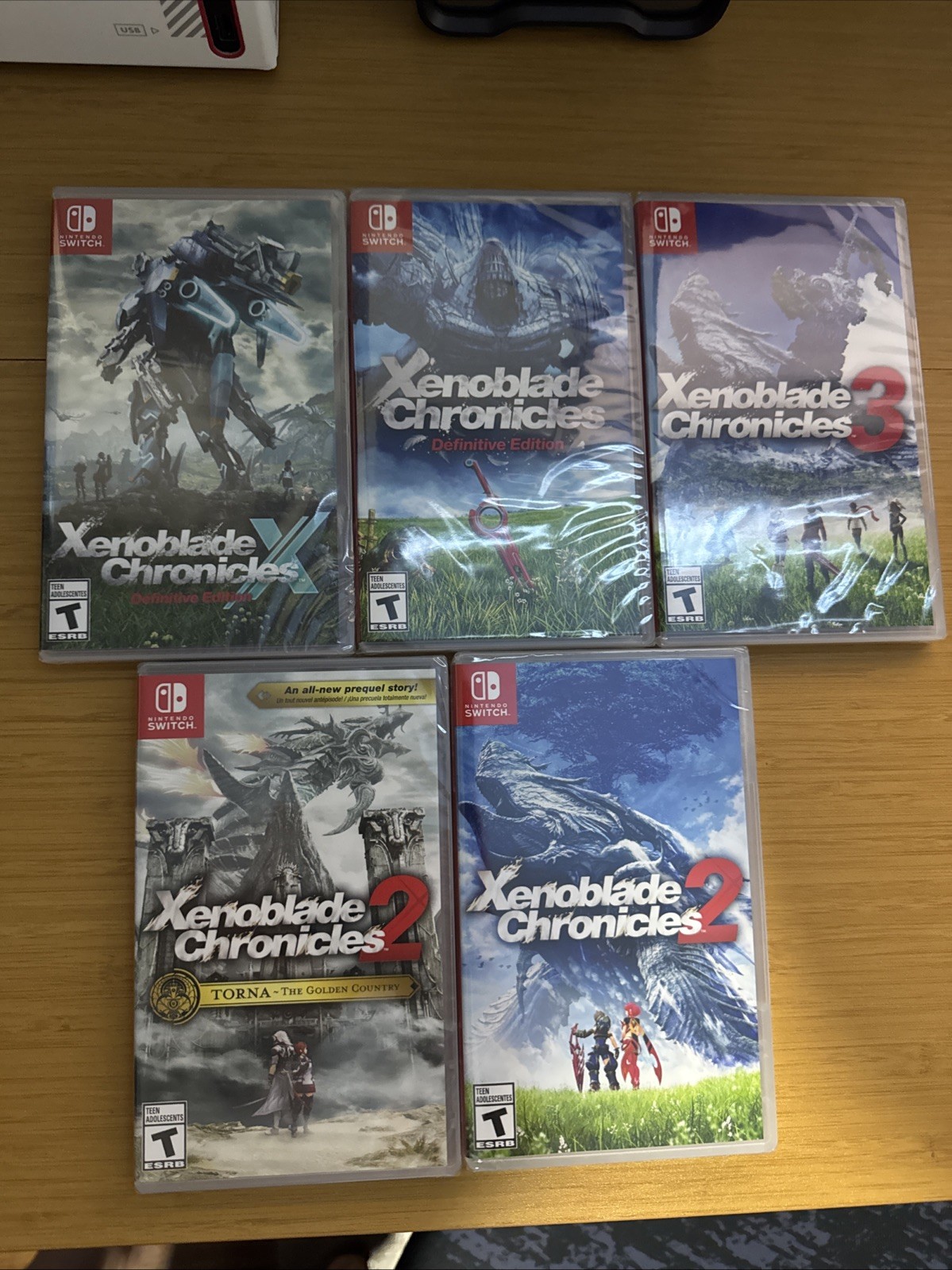 NEW Sealed Xenoblade Chronicles Definitive Edition 2 Torna 3 & X – Lot 5 Switch