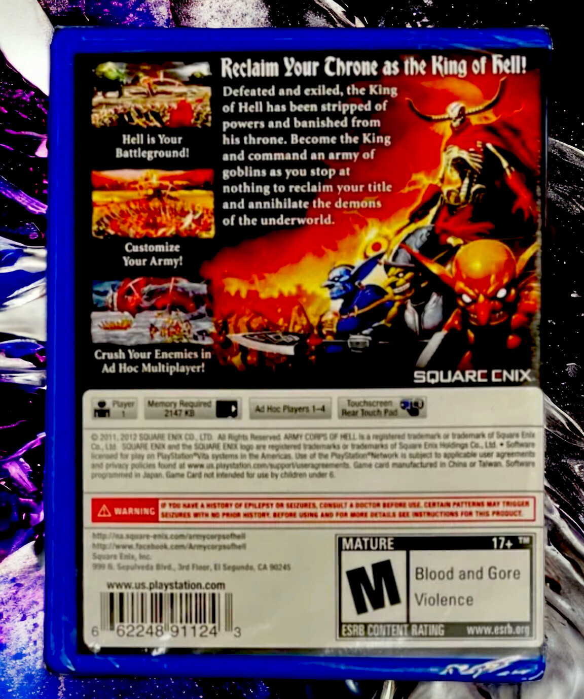 Army Corps of Hell – PS Vita (Region Free) Brand New Factory Sealed Playstation