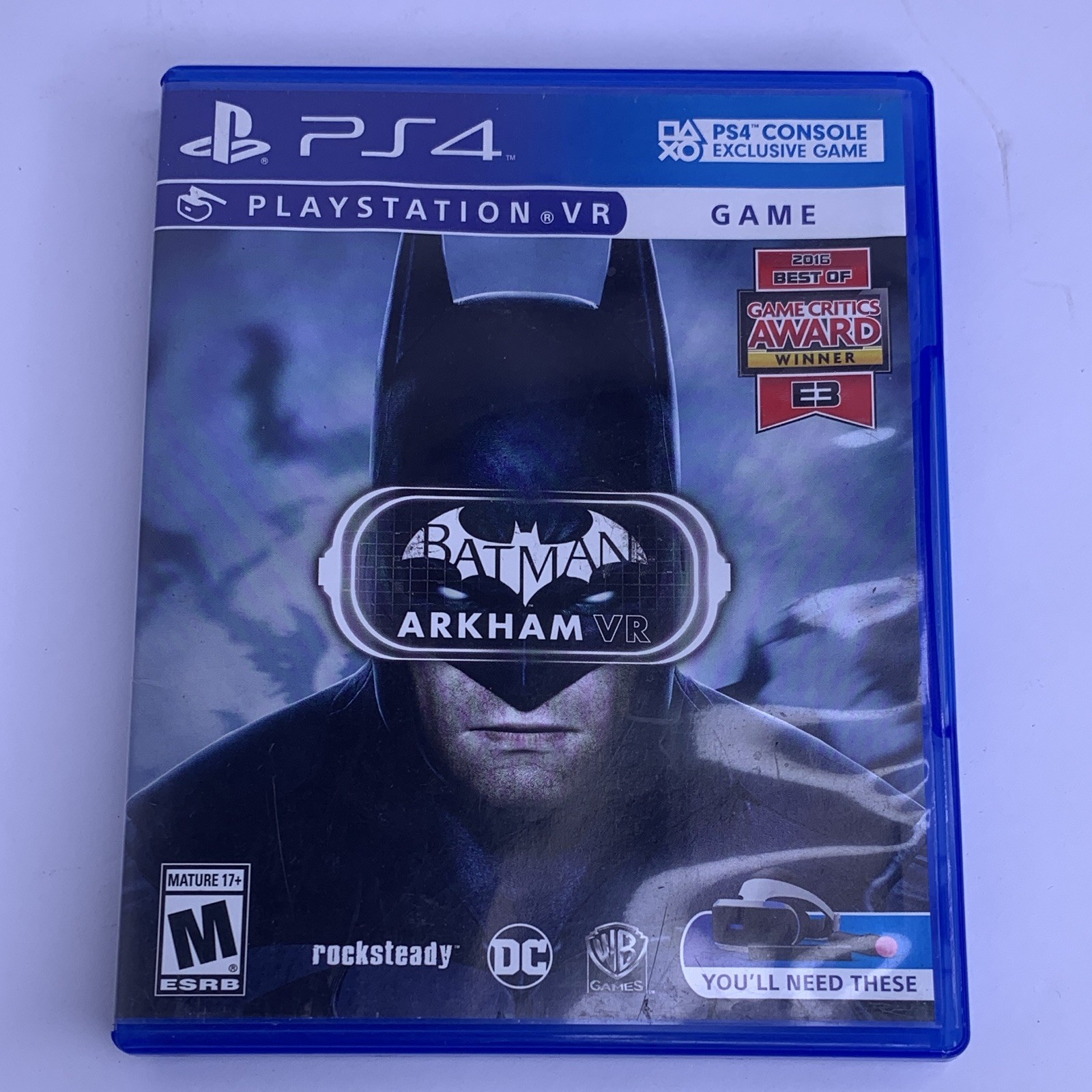Warner Bros. Batman: Arkham VR PS4 M Action Adventure 2016 NTSC-U/C VR