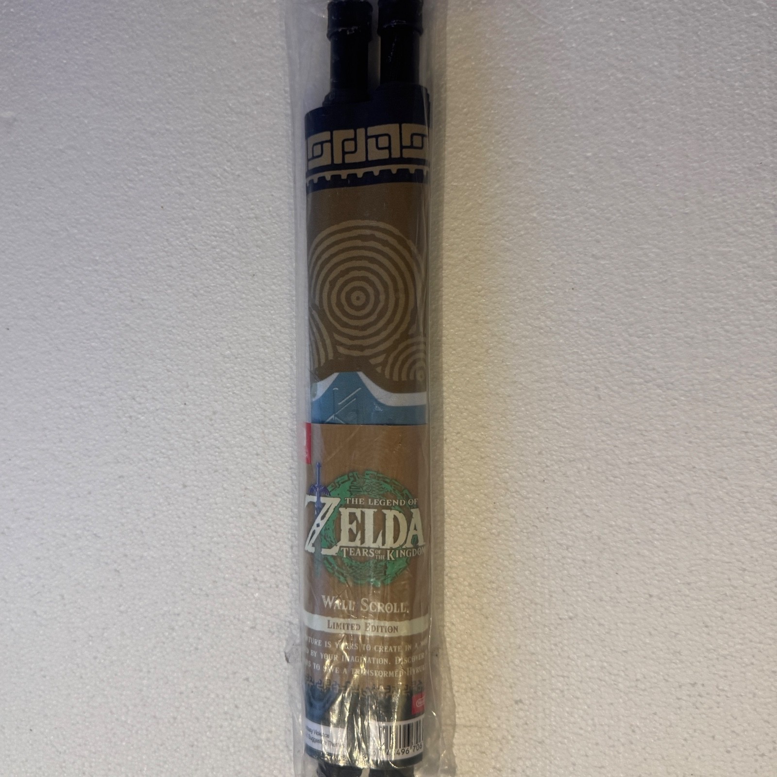 The Legend of Zelda Tears of the Kingdom Gold Wall Scroll LE5000 + Art Print New