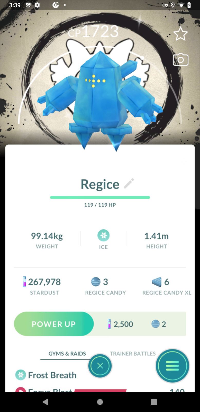 ✨ Shiny Regice Back-ground LG GoFest 2026 | P—T—C ✨