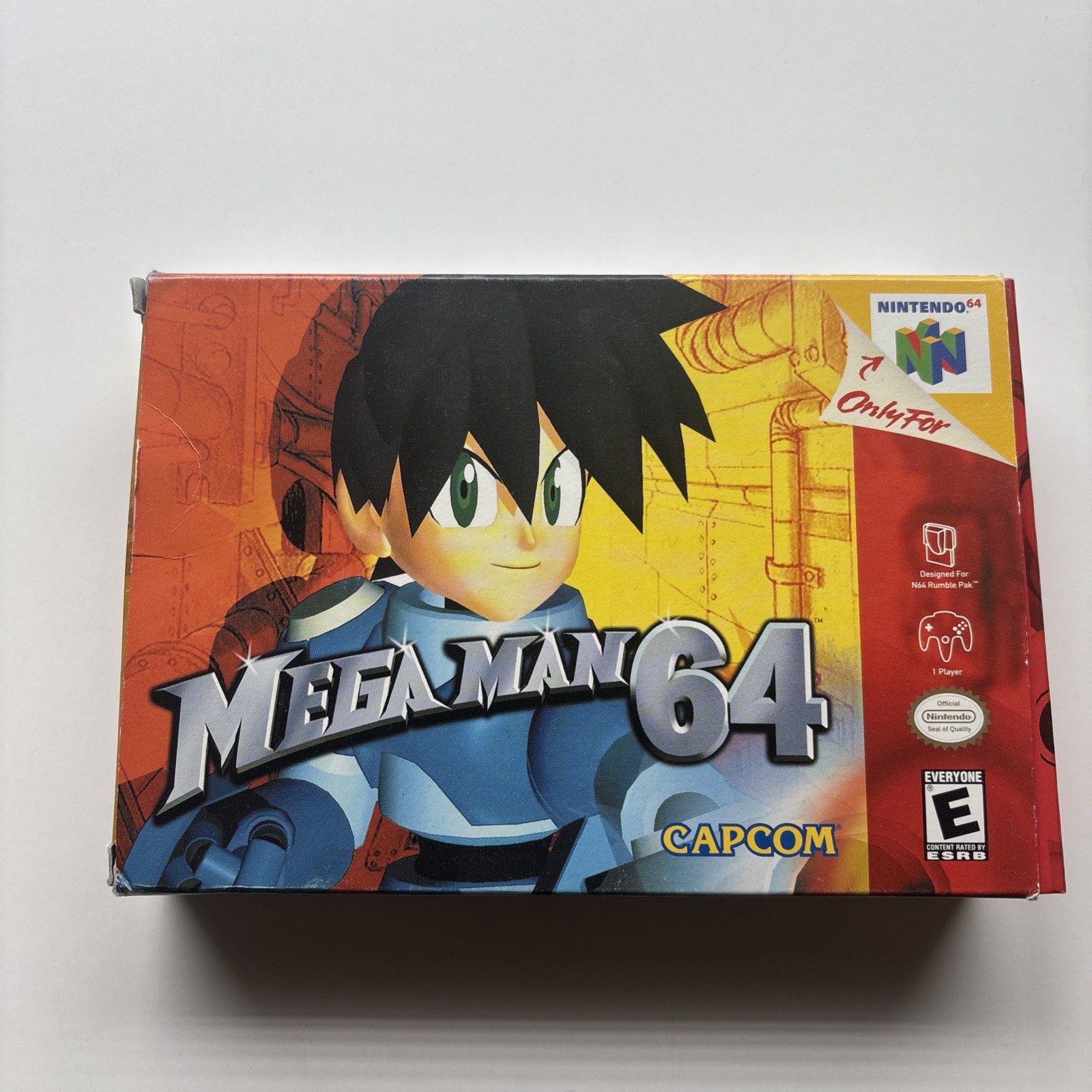 Mega Man Nintendo 64 N64 Authentic 100% Complete In Box CIB Reg Card Authentic