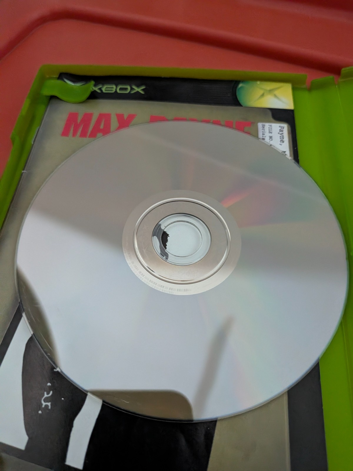 Max Payne (Microsoft Xbox, 2001) – Good condition, stickers on case