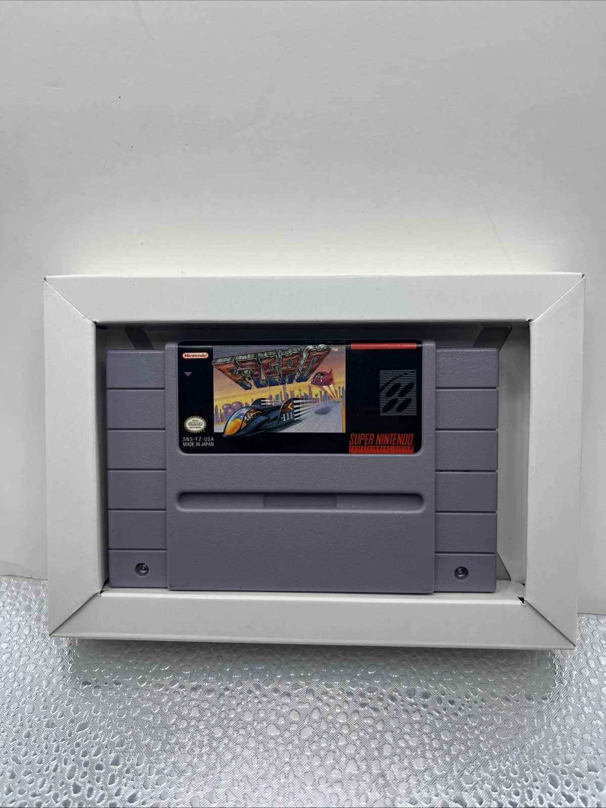 F-ZERO SNES SUPER NINTENDO COMPLETE IN BOX