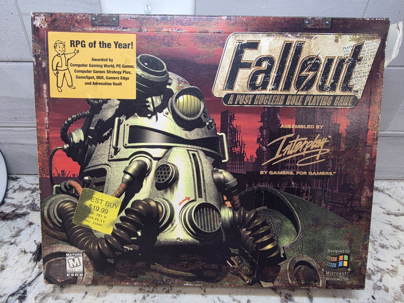 Fallout A Post Nuclear Role Playing Game Interplay PC Big Box RPG Game CD CIB