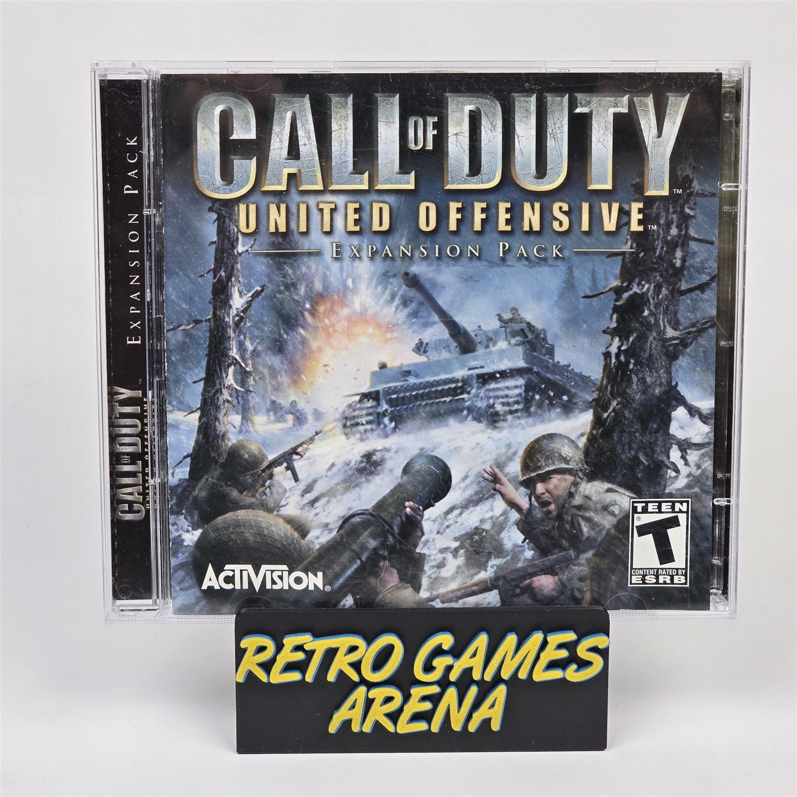 Call of Duty: United Offensive Expansion (PC CD-ROM) Jewel CIB COMPLETE with Key