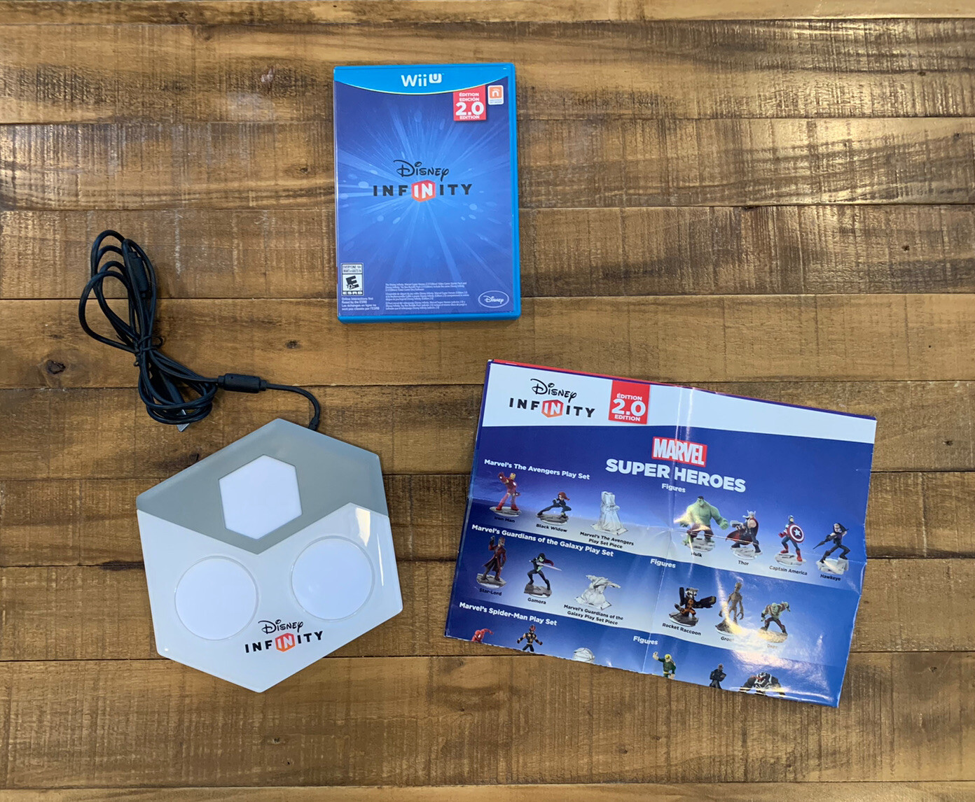 Disney Infinity 2.0 Nintendo Wii U Game with USB Portal and Bonus Poster!