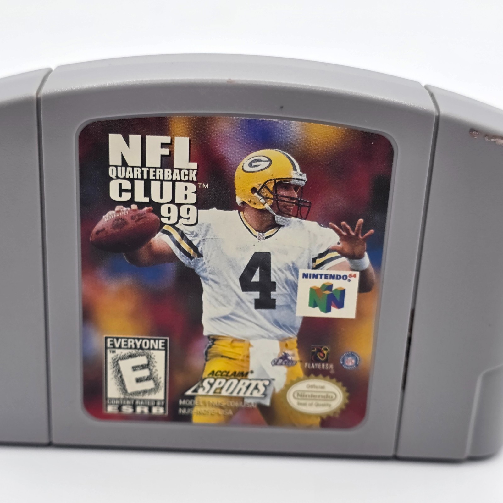 NFL Quarterback Club 99 Nintendo 64 N64 Authentic Video Game Cartridge Tested