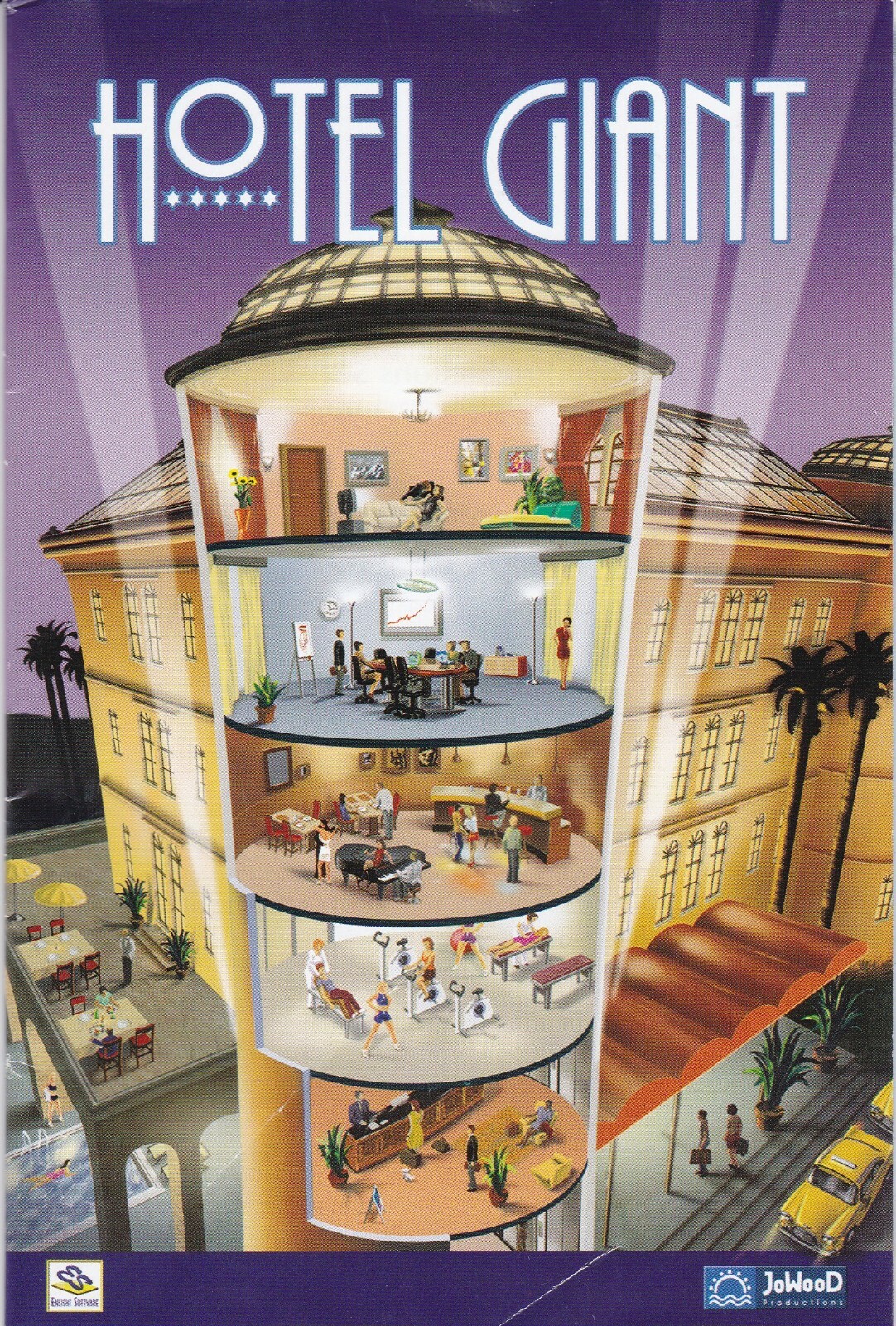 Maximum Capacity: Hotel Giant (PC, 2002) *GAME WITH CASE AND MANUAL ONLY*