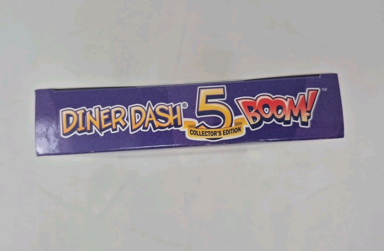 Diner Dash 5 Boom! – Collector’s Edition- Windows/Mac – New Sealed