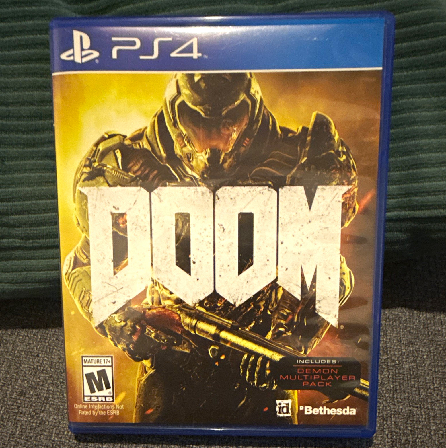 Bethesda DOOM PS4 2016 NTSC-U/C M Mature Shooter FPS Multiplayer Doom Series
