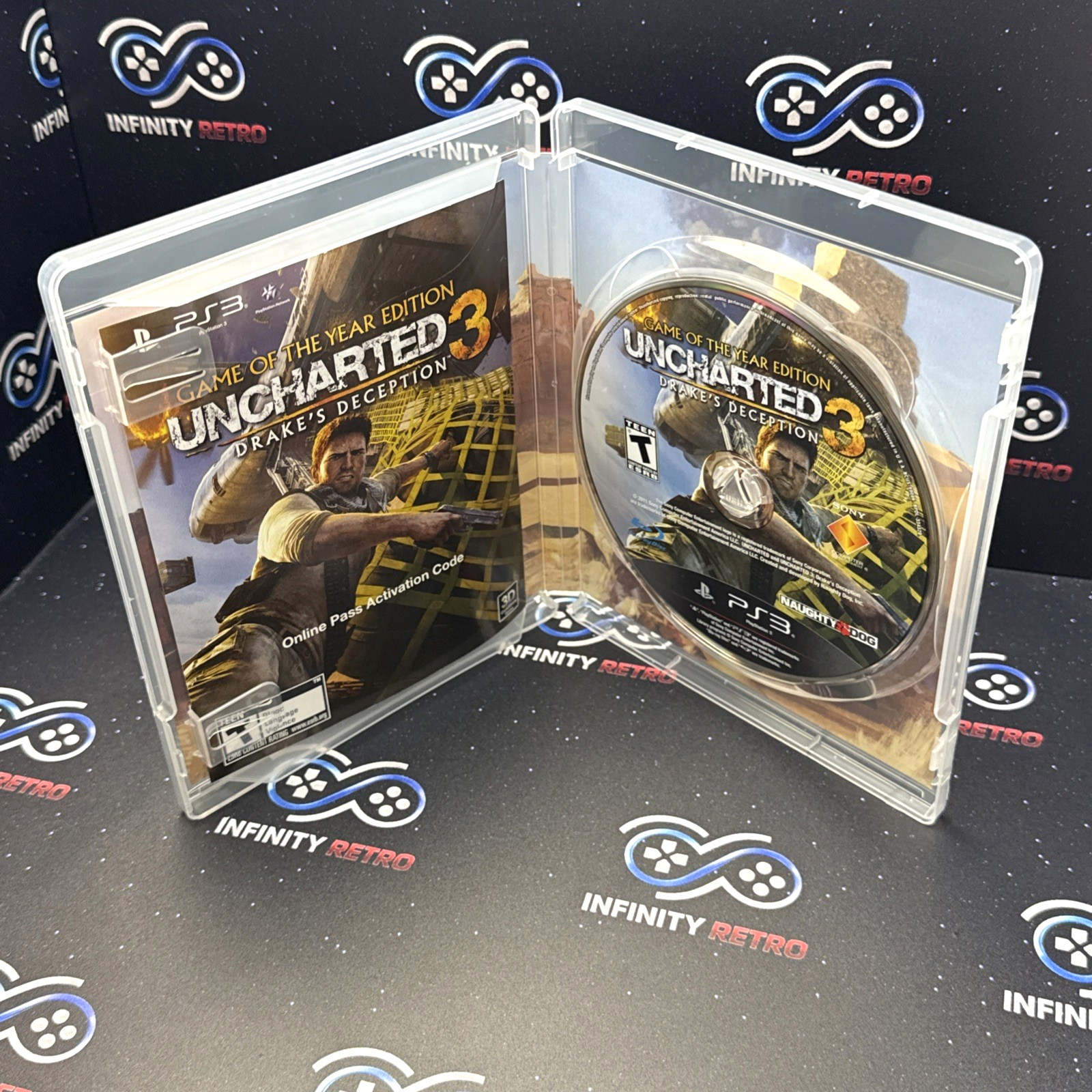 Uncharted 3 Drake’s Deception GOTY PlayStation 3 PS3 CIB Refurbished & Tested