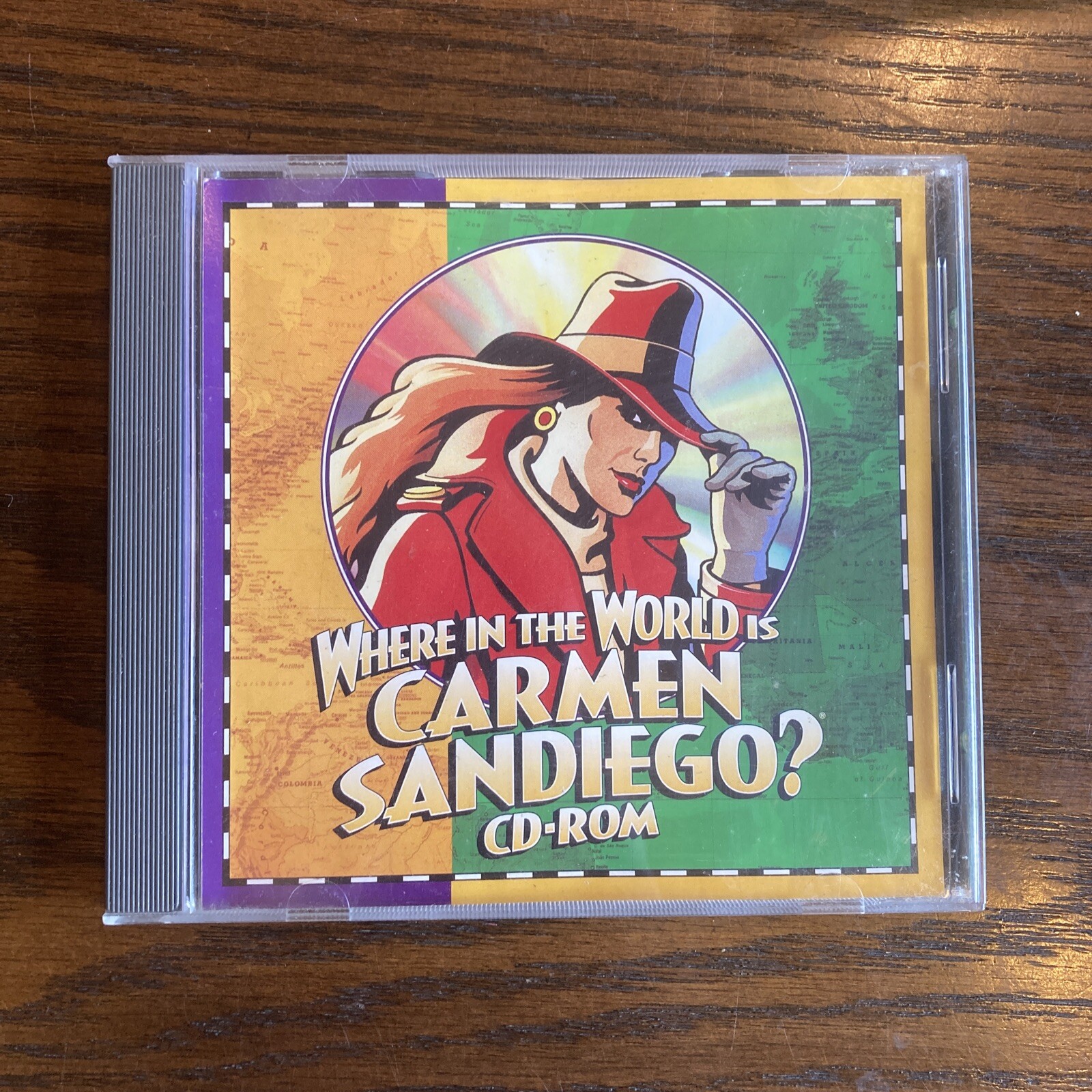Where in the World is Carmen SanDiego? Vintage Game PC CD-ROM Brøderbund