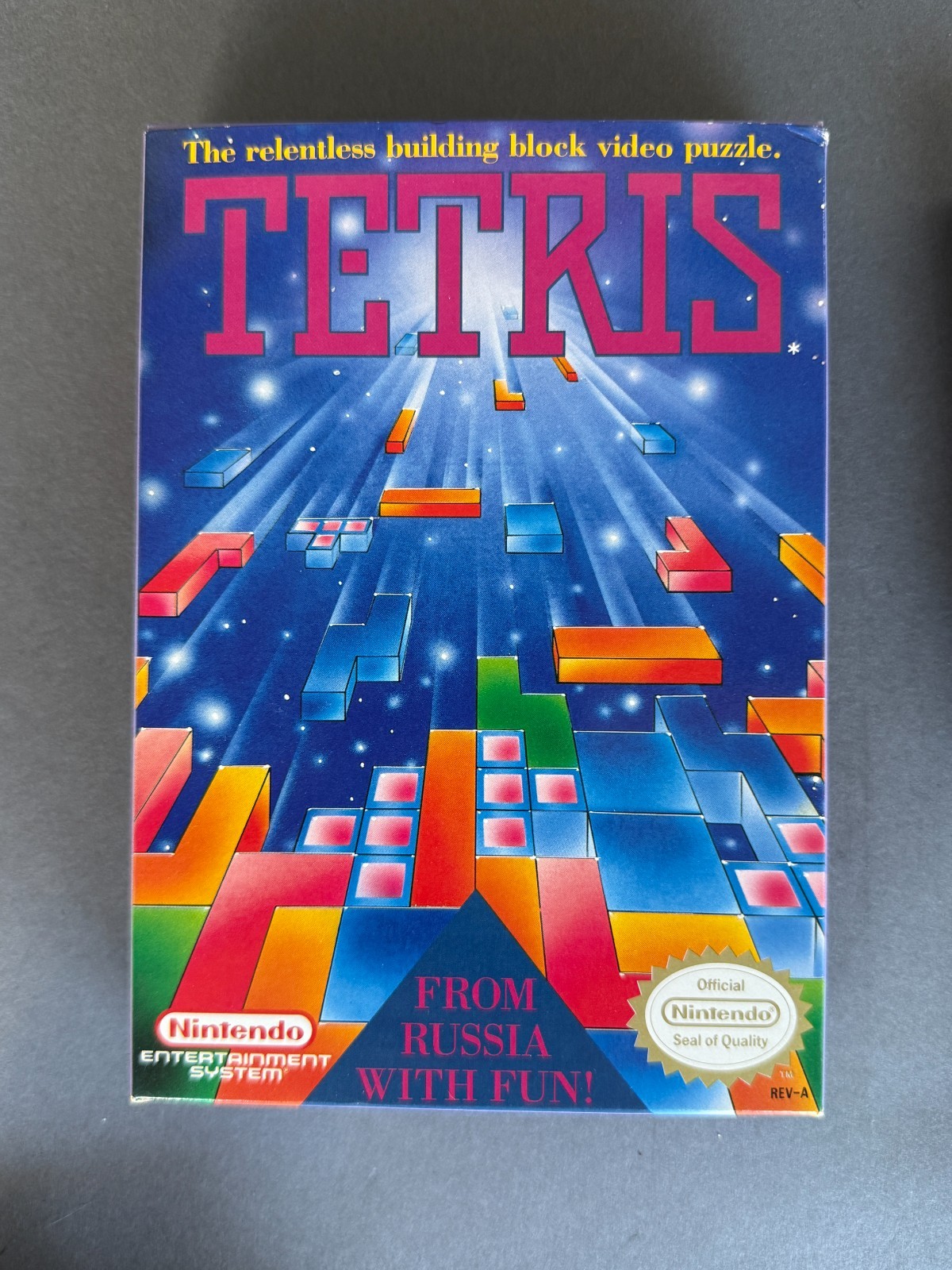 Tetris NES Nintendo CIB Complete In Box Manual Inserts 1989 First Party