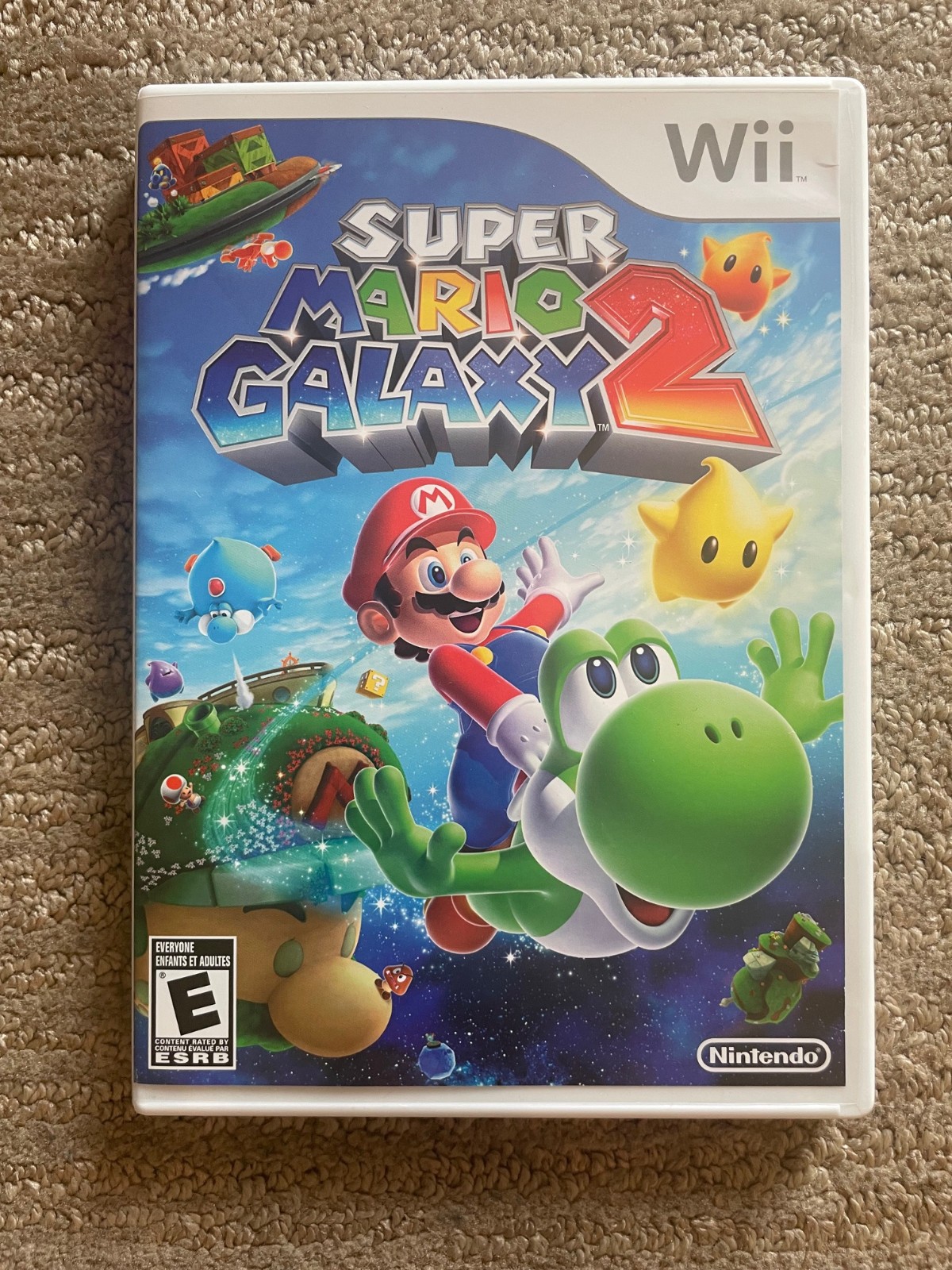 Nintendo Wii Super Mario Galaxy 2 game (excellent, unsealed)