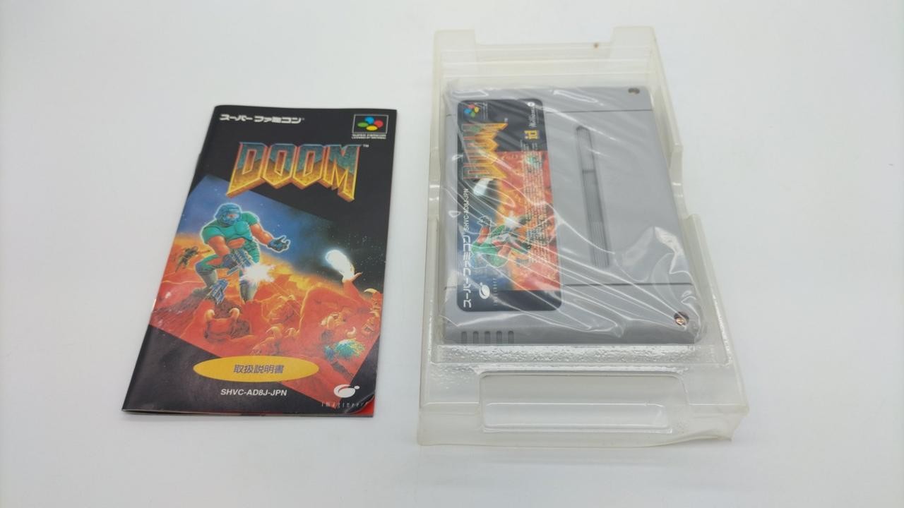 Imagineer DOOM SFC Game Cart Classic NES Platform