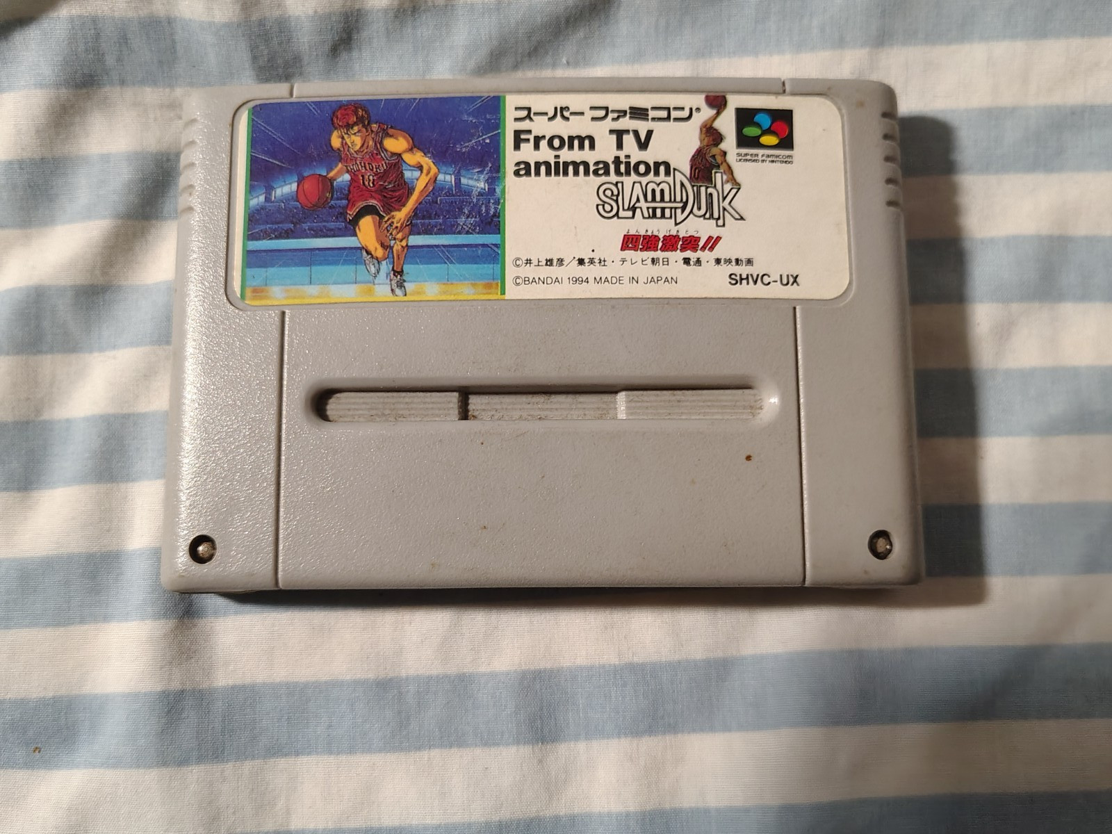 From TV Animation Slam Dunk SFC Nintendo Super Famicom Japanese Cartridge