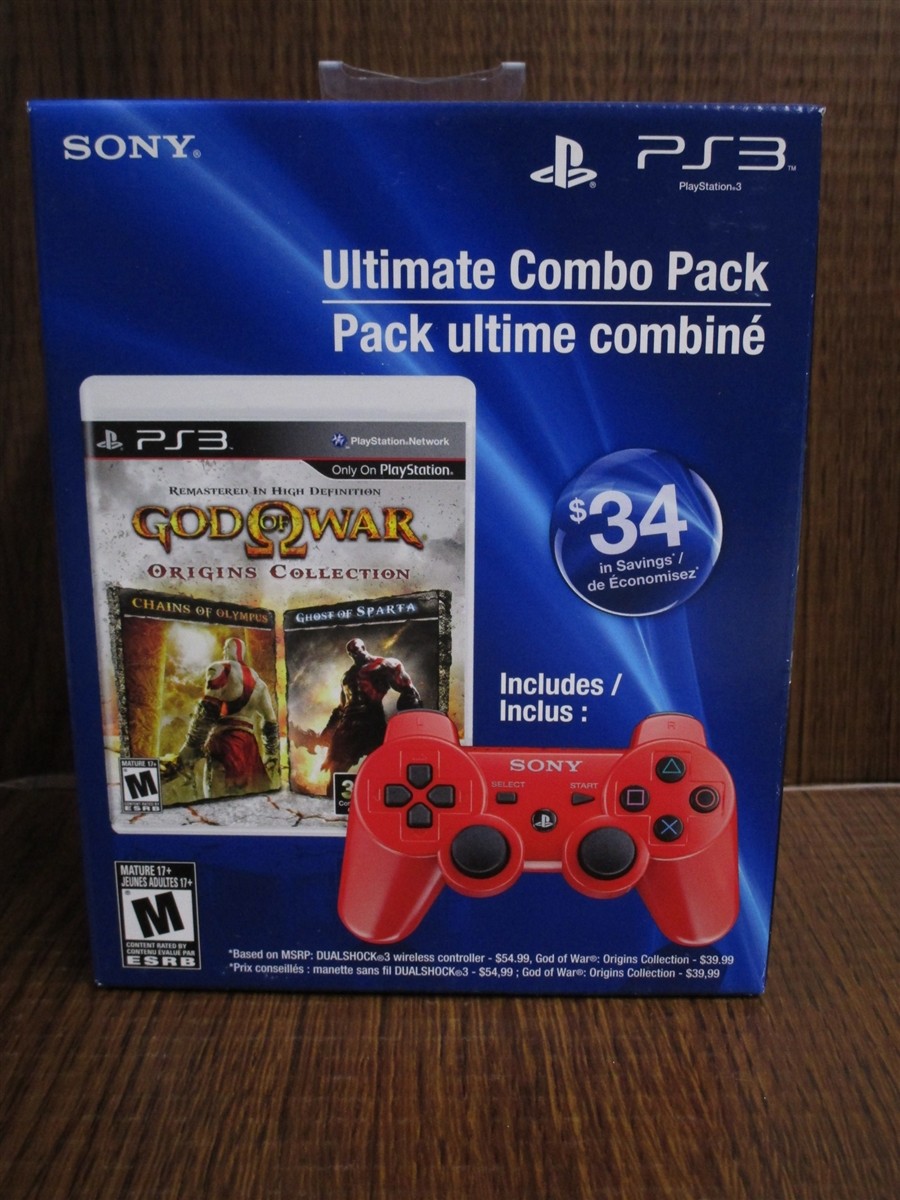 Video Game PS3 God Of War Ultimate Combo Pack Origins Collection + Controller