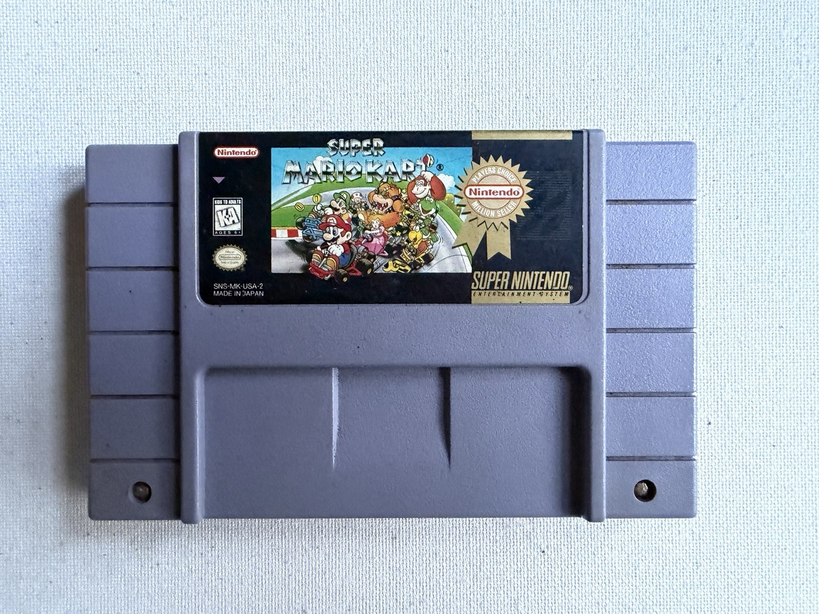 Nintendo Super Mario Kart SNES Game Cartridge NTSC-U/C (US/Canada)