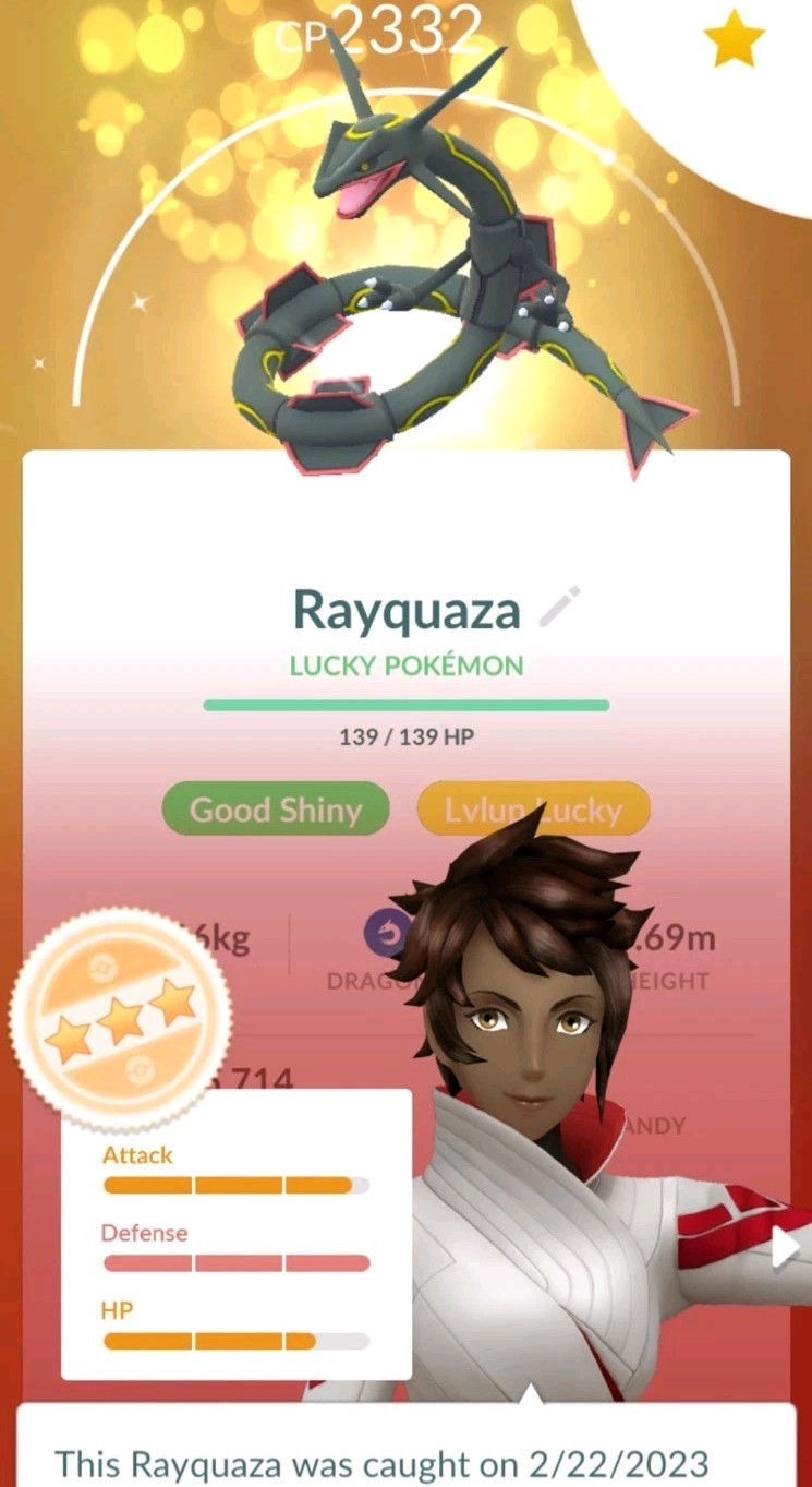 POKÉMON GO LUCKY TRADE x1 LEGENDARY 2016/2020