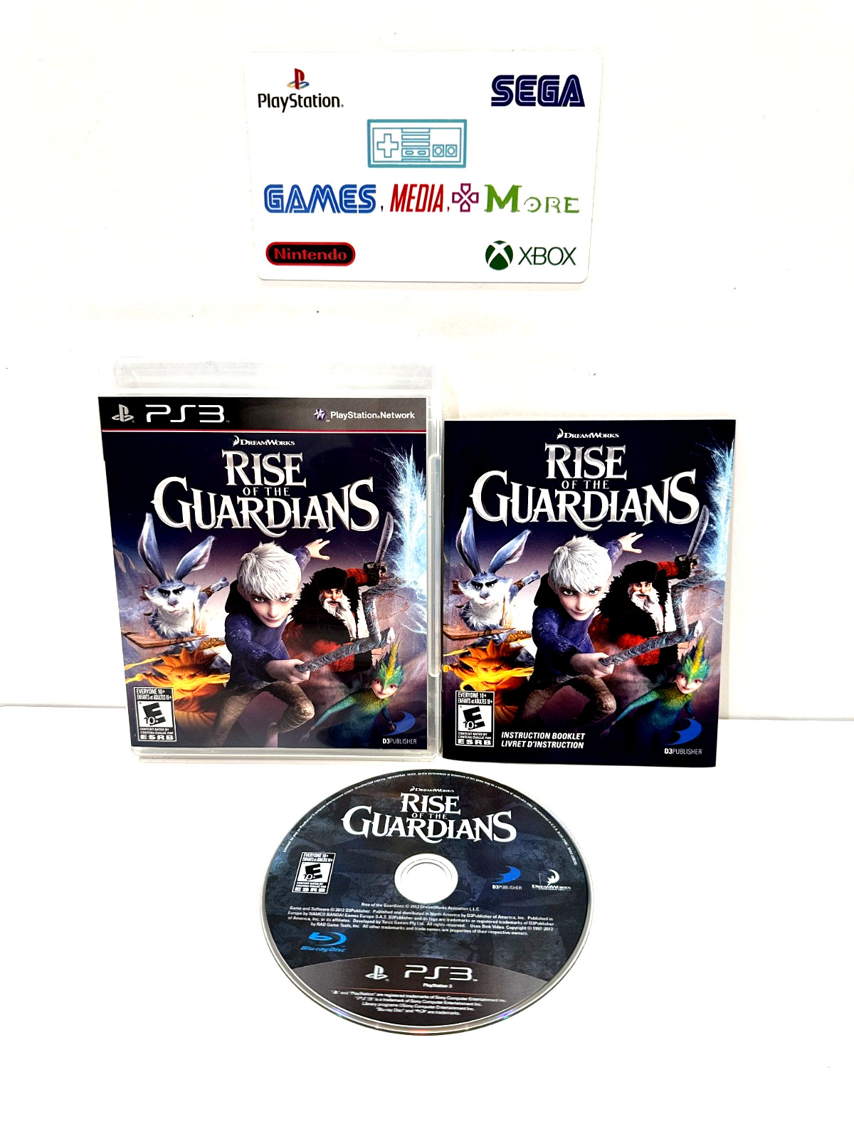 Rise of the Guardians (Sony PlayStation 3, 2012) PS3 Complete TESTED CIB