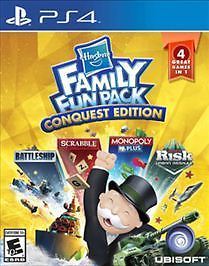 Hasbro Family Fun Conquest Edition/ Playstation 4 [PS4, 4 Games In 1] NEW SEALED