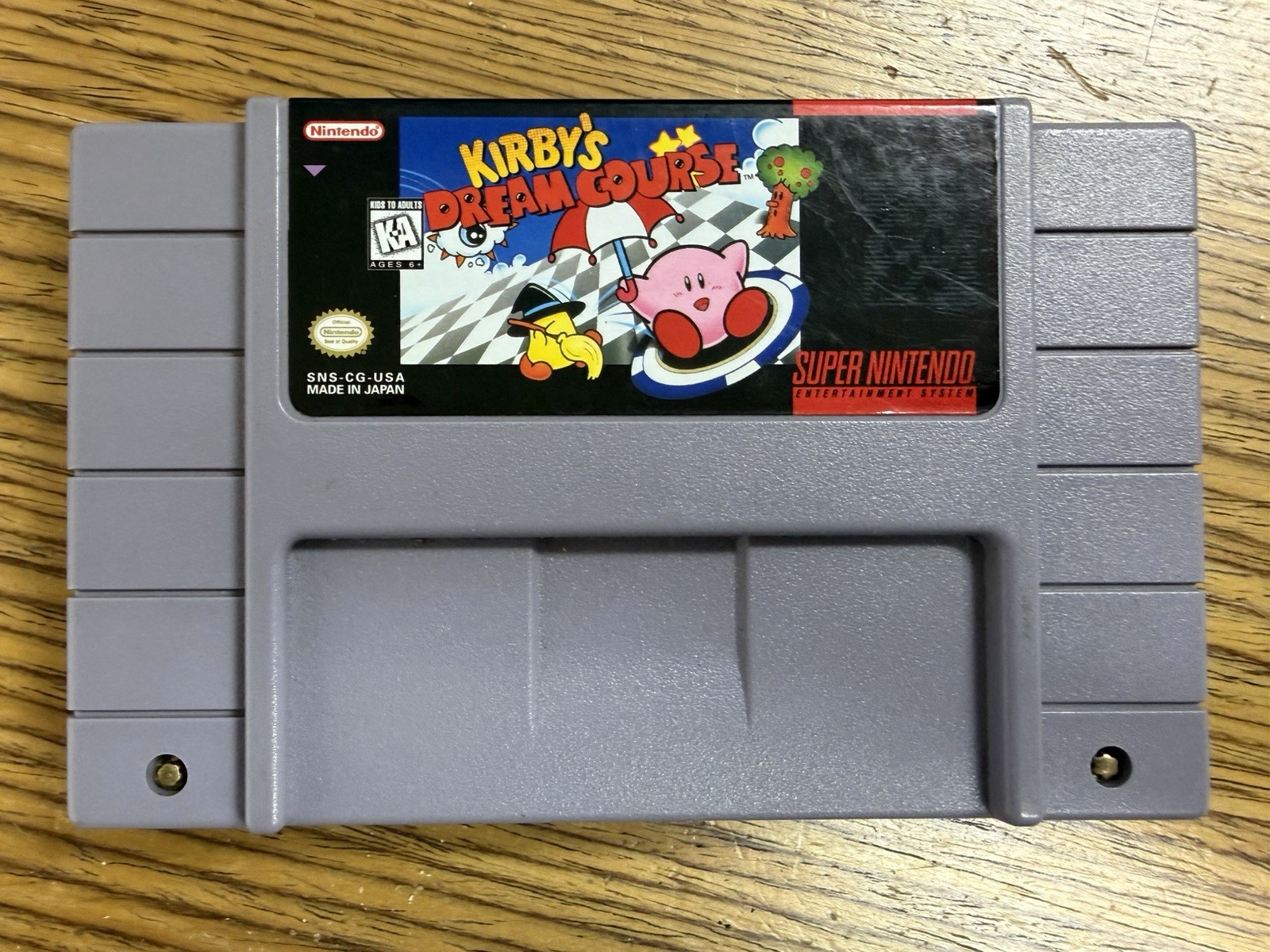 Kirby’s Dream Course (SNES, Super Nintendo Entertainment System, 1995)