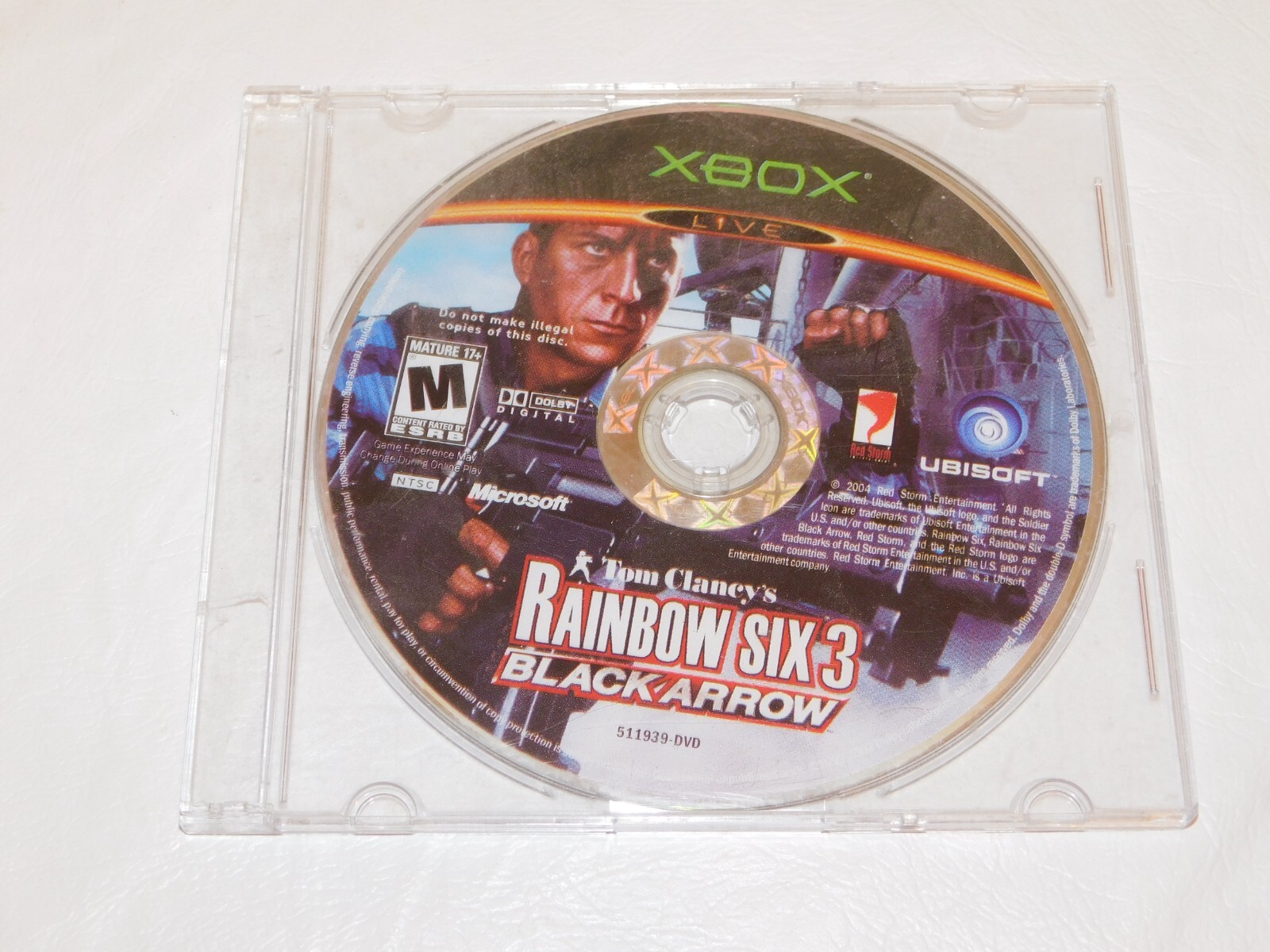 Tom Clancy’s Rainbow Six 3 Black Arrow Rated M Mature 17+ Video Game XBox Live