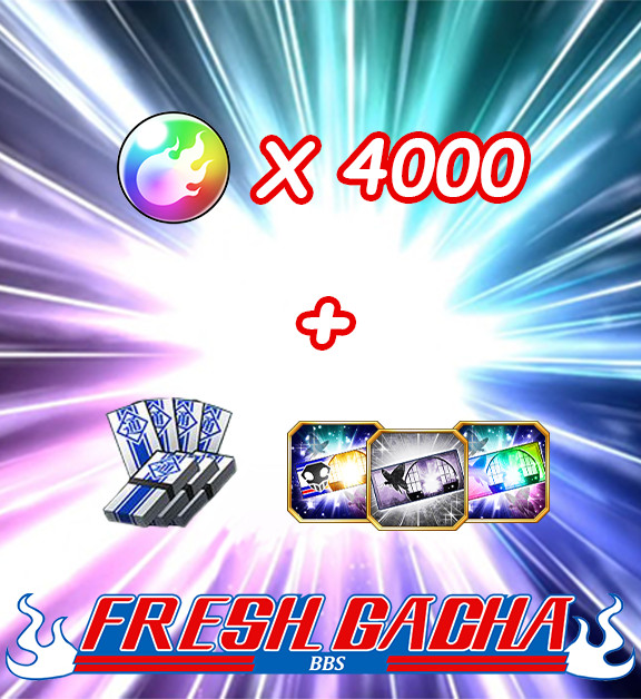 Bleach Brave Souls BBS Starter 4000 Orbs