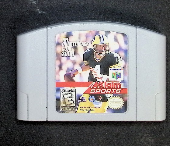 NFL Quarterback Club 2000 (Nintendo 64, 1999) CARTRIDGE ONLY