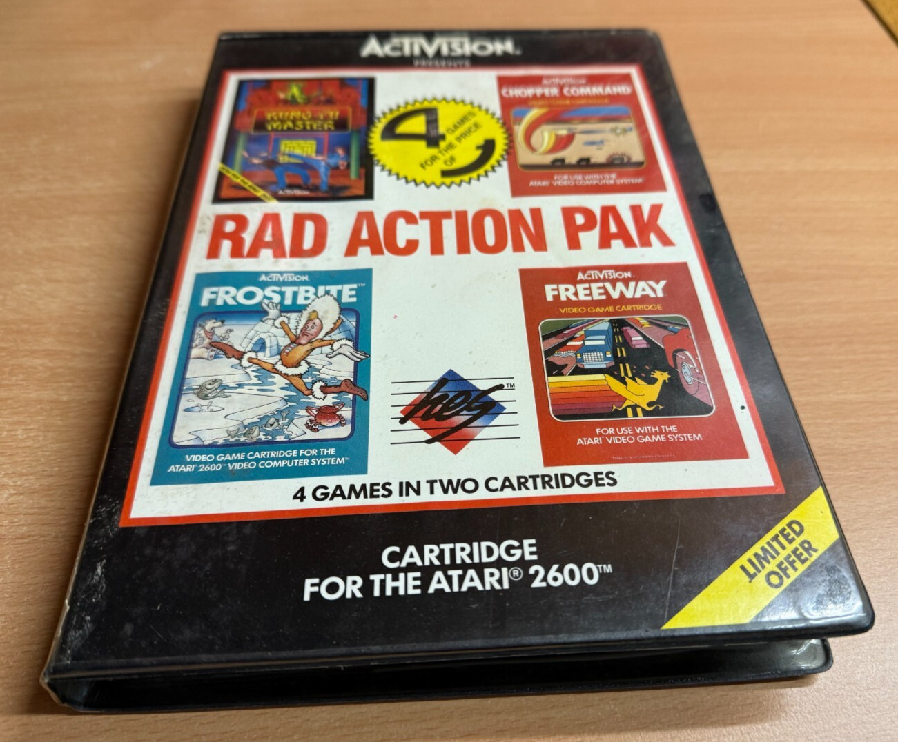 ATARI 2600 – H.E.S. HES – RAD ACTION PAK (CLAMSHELL CASE) ** FREE POST AUS **