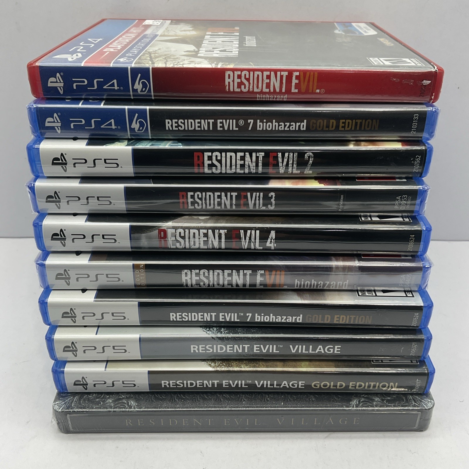 Refurbished Lot Of Resident Evil Games (PS4|5) Tested & Complete|1 YR Warranty