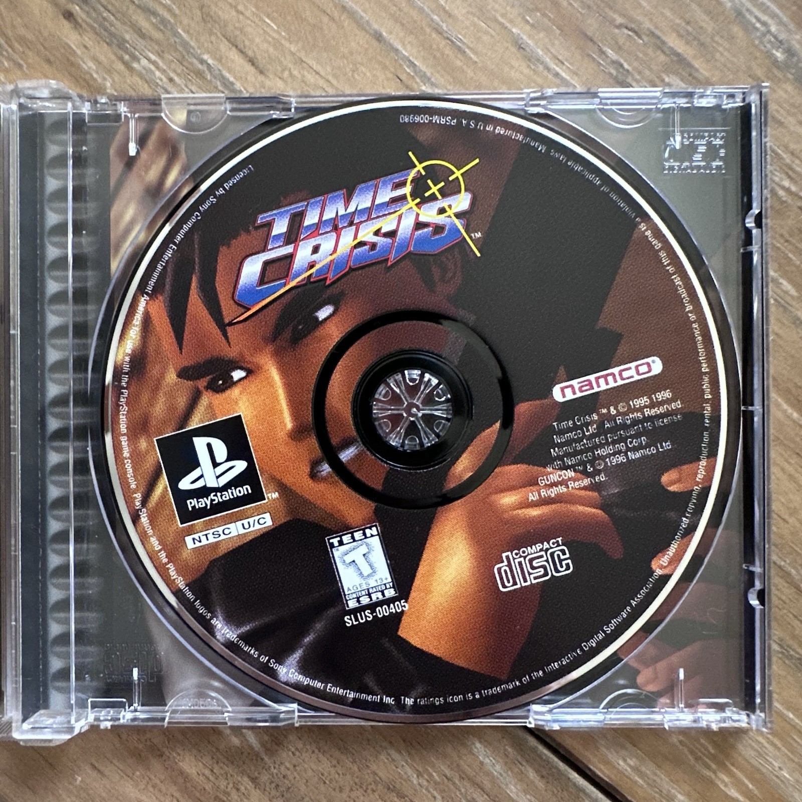 Time Crisis PS1 Black Label CIB Complete W/ Registration Card SLUS-00405