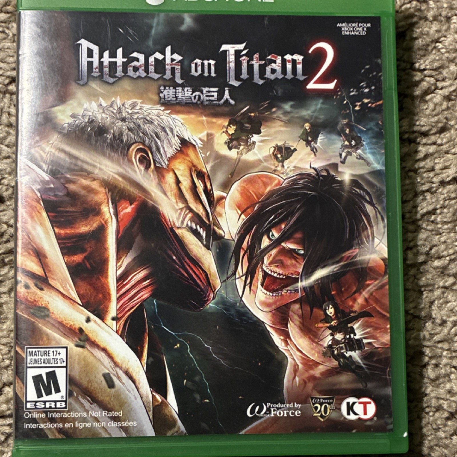 KOEI TECMO AMERICA CORP Attack on Titan 2 Xbox One Action Multiplayer NTSC 2018…